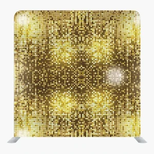 8Ft Tension Fabric Display Event Backdrop Stand with Aluminum Flower Wall Portable and Foldable Dye Sublimation Printing