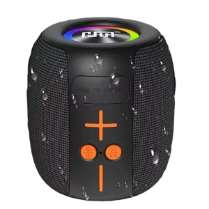 8W Portable Mini Wireless Speaker with RGB LED Lighting for Computer, Party, and Outdoor Use