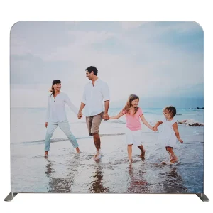 8X8 Straight Stretch Aluminum Frames Tension Fabric Backdrop Wall Exhibition Display Arch Backdrop Stand