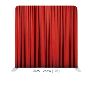8ft 10ft 20ft Custom Stretch Cloth Backdrop Curtain with Portable Aluminum Frame and Stage-Printed Background Cloth