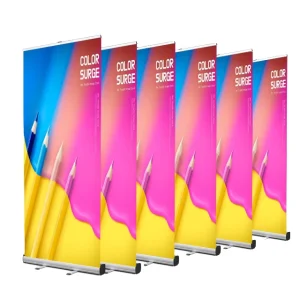 8ft, 10ft, 20ft Exhibition Backdrop Trade Show Roll-Up Pop-Up Display Booth with Stretch Tension Fabric Banner Stands