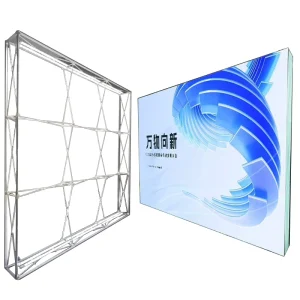 8ft 10ft 20ft Exhibition Trade Show Roll-Up Pop-Up Display Booth Stretch Tension Fabric Backdrop Banner Stand