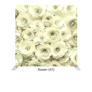 8ft 10ft 20ft Floral Photography Booth Backdrop with Stretch Fabric and Portable Aluminum Frame