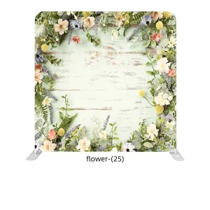 8ft 10ft 20ft Floral Stretch Fabric Photography Booth Backdrop