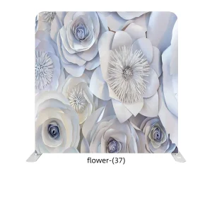 8ft 10ft 20ft Floral Stretch Fabric Photography Booth Backdrop with Aluminum Frame