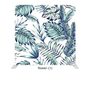 8ft 10ft 20ft Floral Stretch Fabric Photography Booth Background Display with Aluminum Stand