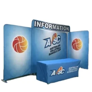 8ft 10ft Aluminum Pop-Up Display Stand Advertising Backdrop