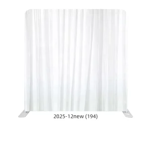 8ft 10ft Custom Party Background Cloth with Stretch Fabric Curtain and Portable Aluminum Frame