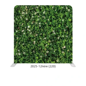 8ft 10ft Custom Photo Booth Background Cloth with Portable Aluminum Frame and Flower Design