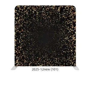 8ft 10ft Custom Starlight-Printed Stretch Backdrop Curtain with Portable Aluminum Frame
