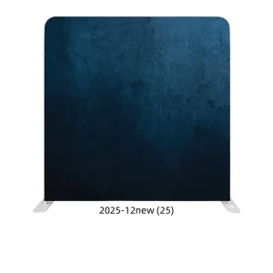 8ft 10ft Double-Sided Printed Polyester Stretch Cloth Photo Booth Backdrop with Aluminum Frame