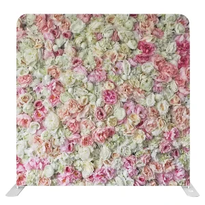 8ft 10ft Flower Design Photo Booth Stretch Tension Fabric Backdrop for Birthday Party Wedding Events