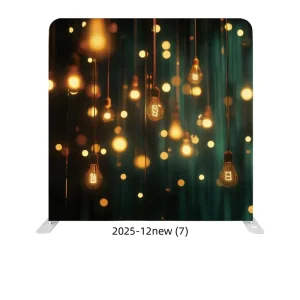 8ft Custom Double-Sided Printed Polyester Stretch Cloth Photo Booth Backdrop with Aluminum Frame