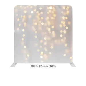 8ft Custom Starlight-Printed Stretch Backdrop Curtain with Portable Aluminum Frame