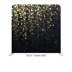 8ft Custom Starlight-Printed Stretch Cloth Backdrop Curtain with Portable Aluminum Frame