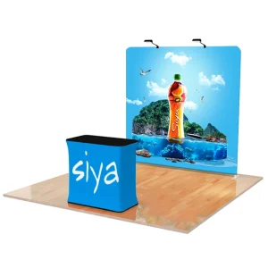 8ft Portable Straight Display Wall Tension Fabric Stand