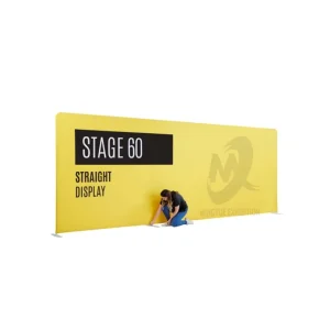 8×8 Double-Sided Tension Fabric Photo Booth Background Custom Printed Portable Banner Stand for Trade Shows