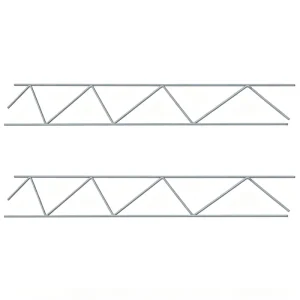 9 Gauge Masonry Truss Welded Mesh, 2-12 Width, 10ft, Hot Dipped Galvanized Steel