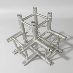 90-Degree Corner 3-Way T-Junction Truss for Aluminum Alloy Spigot Displays
