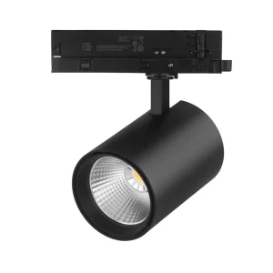 90Ra 80Ra Commercial LED Track Spotlight 350 Degree Rotation 30W 180 lm/W Aluminum 3000K 4000K 5000K