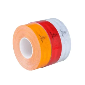 983D Car Anti collision Strip Truck Red White Warning Highlighted Special Car Sticker Reflective Tape