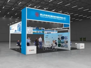 9m x 6m x 4.5m Custom Modular Aluminum Trade Show Booth with Accessories