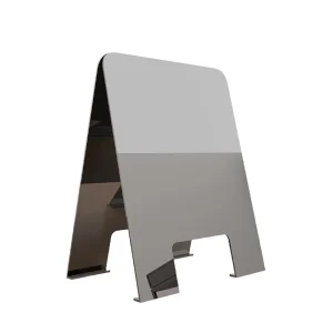 A-Frame Aluminum Sign UV-Resistant Waterproof Portable Floor Stand Double-Sided Steel LED-Lit Wind-Resistant