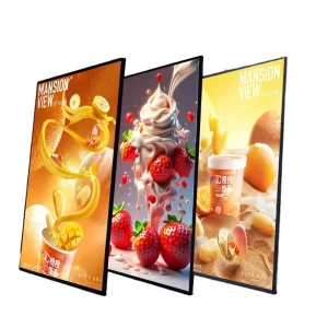 A1 A2 A3 A4 Custom Ultra-Thin Aluminum LED Light Box with 5000 Lumens Menu Poster Frame