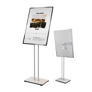 A1 Indoor Floor standing Aluminum Display Vertical Poster Led Advertising Light Box Sign Double Rod Bracket Base 10000 Lumens