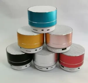 A10 Mini Metal Portable Super Bass Stereo TF Card Sub woofer BT Wireless Speaker for Mobilephone
