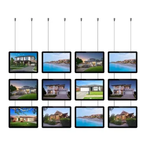 A3 A4 Acrylic LED Advertising Light Box for Real Estate Window Display