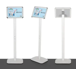 A3 A4 Poster Frame Freestanding Display Stand Portable Detachable Adjustable Metal Light