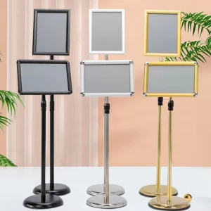 A3 Menu Stand Floor Display Stand A4 24×36 Poster Frame Adjustable Paper Holder