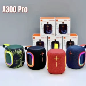 A300PRO Portable Outdoor Speaker with Subwoofer, LED Colorful Diaphragm Light, Wireless
