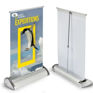 A4 A3 A2 Aluminum Roll Up Banner Stand Outdoor Retractable Poster Display