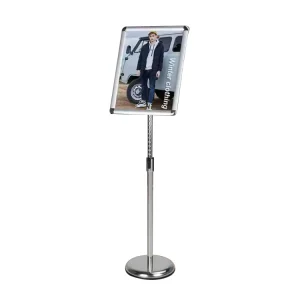 A4 A3 A2 Metal Floor Display Stand Rotating Poster Stand
