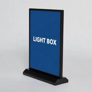 A4 Double-Sided Bar Counter Light Box for Menu Advertising