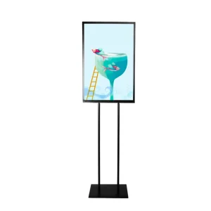 A4 Floor Sign Holder and Poster Display Rack, 22 x 28, for Shops and Supermarkets