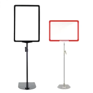 A4 Frame Sign Holder Floor-Standing Poster Display Stand
