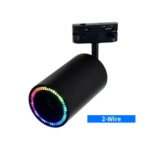AC 220V Aluminum Magnetic Rail LED Track Spotlight System with Adjustable Lighting and Speaker