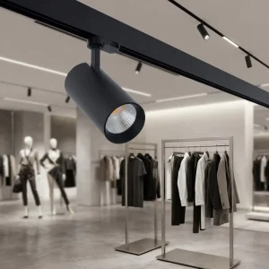 AC 220V LED COB Track Spotlight 10W 20W 30W Adjustable Aluminum Indoor