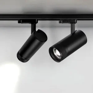 AC220V 10W 15W Aluminum LED Ceiling Track Light System 2/3/4 Wires for Supermarket
