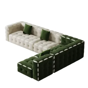 AOMISI CASA Italian Modern Minimalist Modular Sectional Sofa Set Living Room Furniture Modern Fabric Chaise Floor Sofas Couch