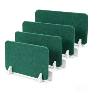 Acoustic Freestanding Polyester Felt Desk Divider for Office, Home, and School