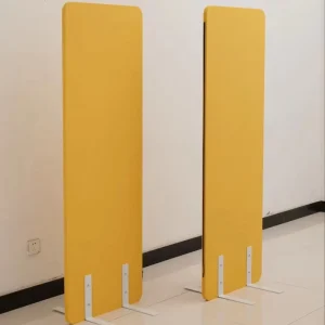 Acoustic Movable Partition Screen Sound Absorbing Free Standing PET Felt Office Divider Wall