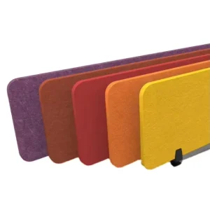 Acoustic Office Partition PET Panel NRC 0.9 Waterproof Soundproof Privacy Panel