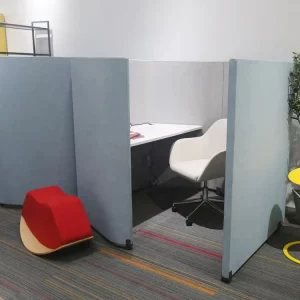 Acoustic Partition Sofa Single Person Working Table Office Furniture