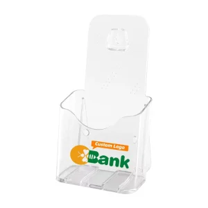 Acrylic Brochure Holder Display Stand Clear Plastic Rack Card Holder Countertop Wall Mount Organizer