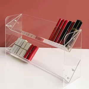 Acrylic Cosmetics Organizer Shelf Storage Shelf Display Rack Acrylic Cosmetic Makeup Display Acrylic Display Stand for Cosmetics