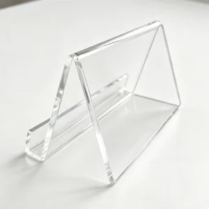 Acrylic Countertop Stepped Display Rack Customizable Size and Color
